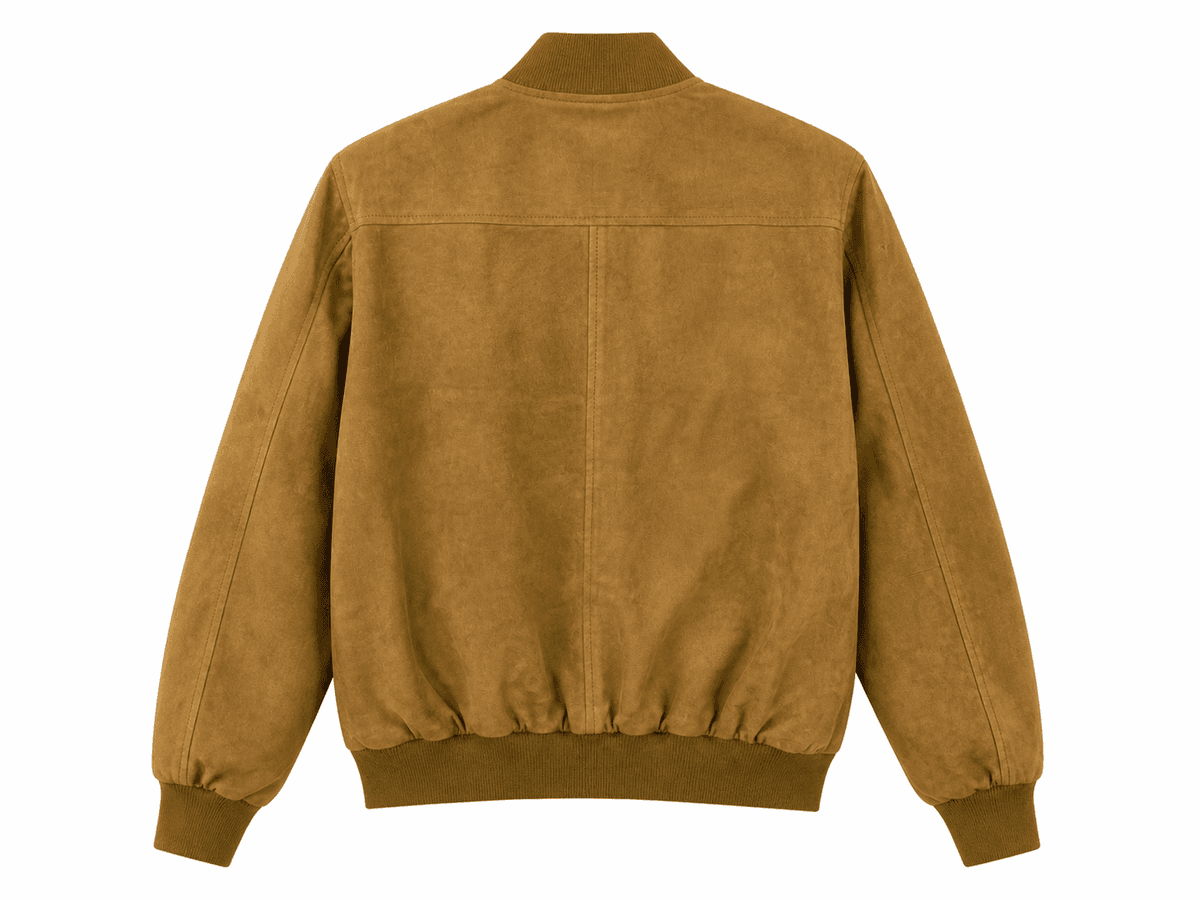 Suede – Whisky Button Polo view 2